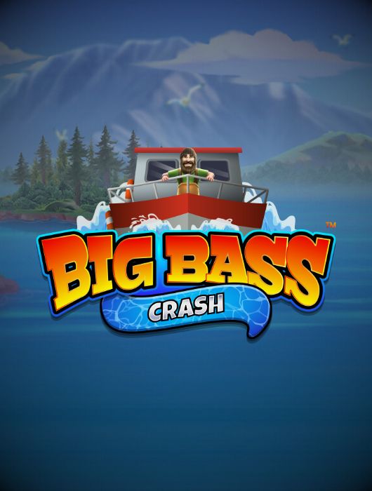 Big Bass Crash slot game screenshot at Pistolo Casino